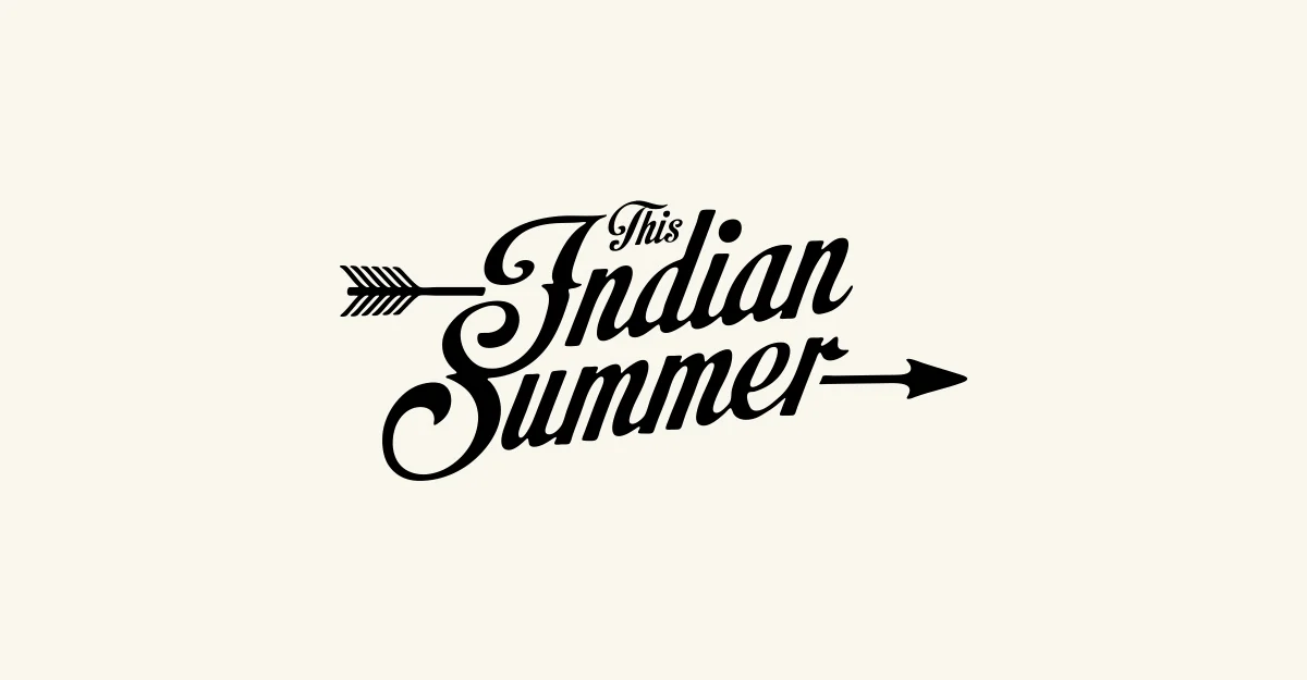Indian Summer — vintage logotype by BMD Design