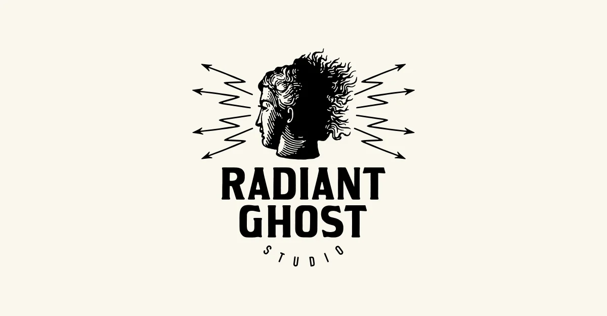 Radiant Ghost — filmmaker brand identity by BMD Design
