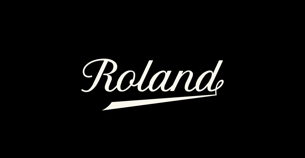 Roland — artisanal script logo by BMD Design