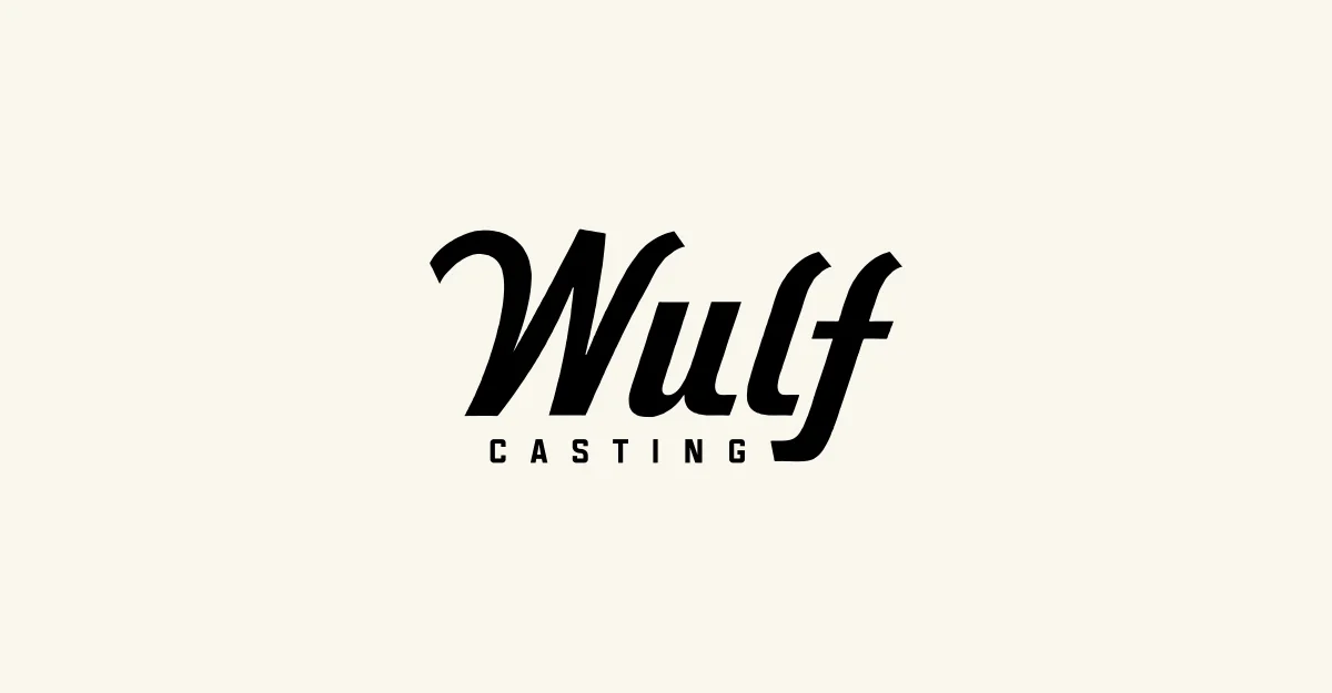 Wulf Casting — typographic brand identity by BMD Design