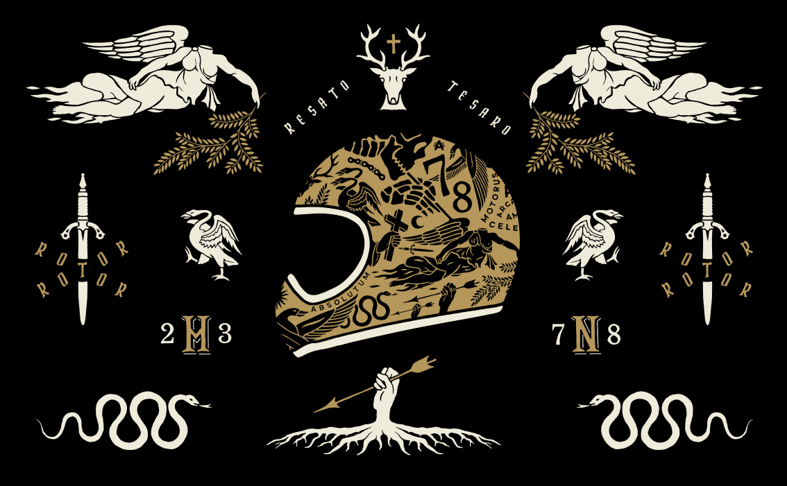 Bespoke event branding and hand-lettered artisanal logos for Emporium