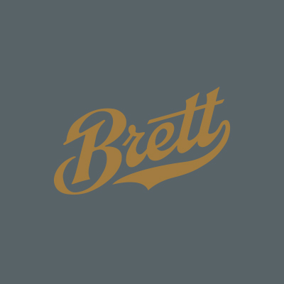 Bespoke artisanal logo design, custom brand marks Hand-drawn branding for Brett