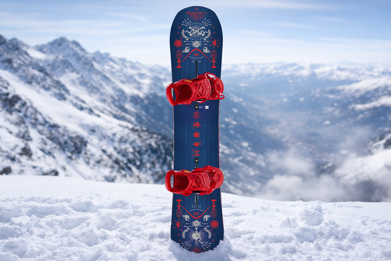BMD Design — Burton Parkitect deck artwork by Bruno Michaud, Bordeaux.
