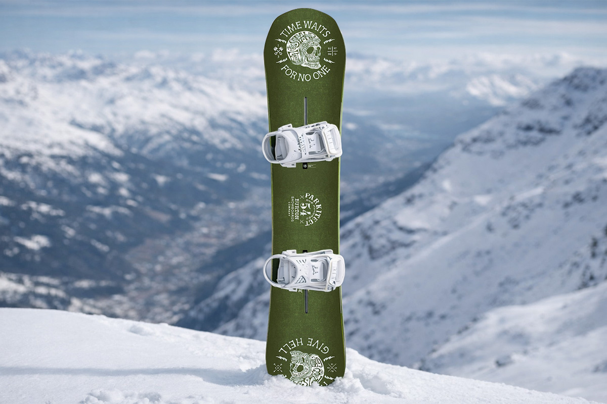 BMD Design — Burton Parkitect deck artwork 2 by Bruno Michaud, Bordeaux.