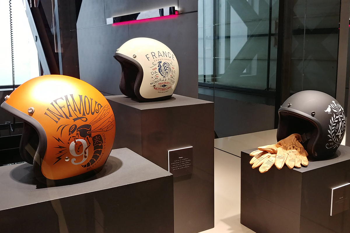 DS World Paris exhibition 04 — artisanal visual identity by BMD Design, Paris.
