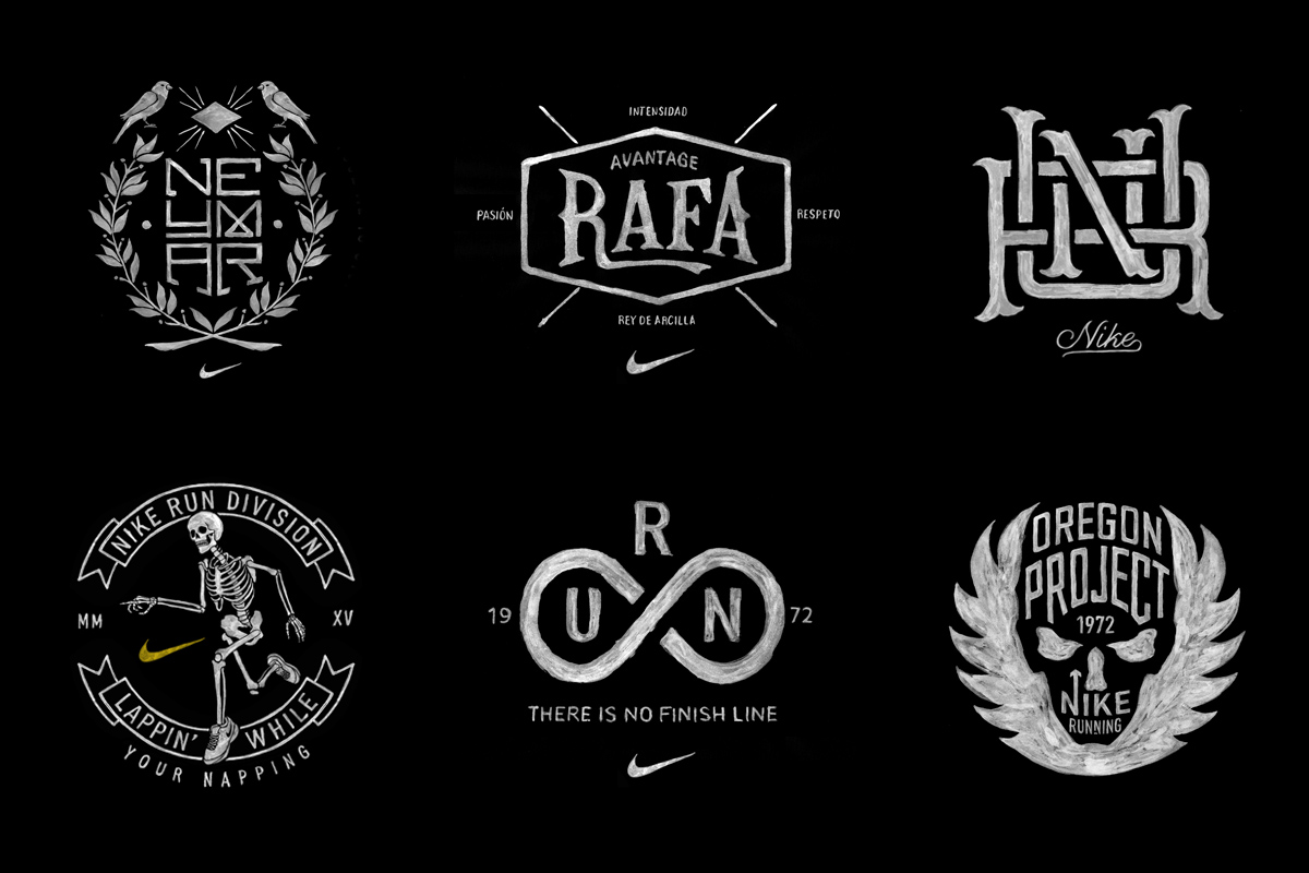 Nike graphic tee collection by BMD Design for Nike Graphic Studio — complete series of handcrafted apparel designs for international sportswear