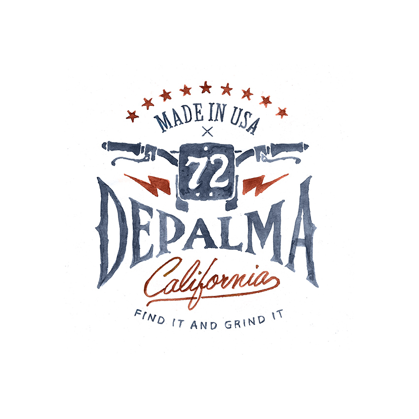 Bmd Design Artistic Watercolor 2 — Hand-inked branding — BMD Design