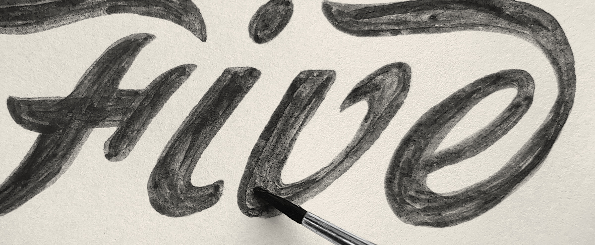 Bmd Design Hand Lettering Sketch 2 — Hand-drawn logo — BMD Design