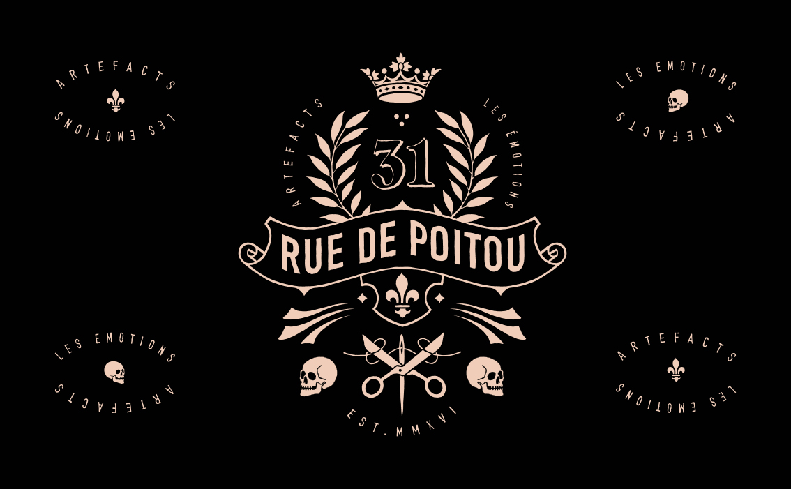Portfolio Rue — Bespoke lettering — BMD Design