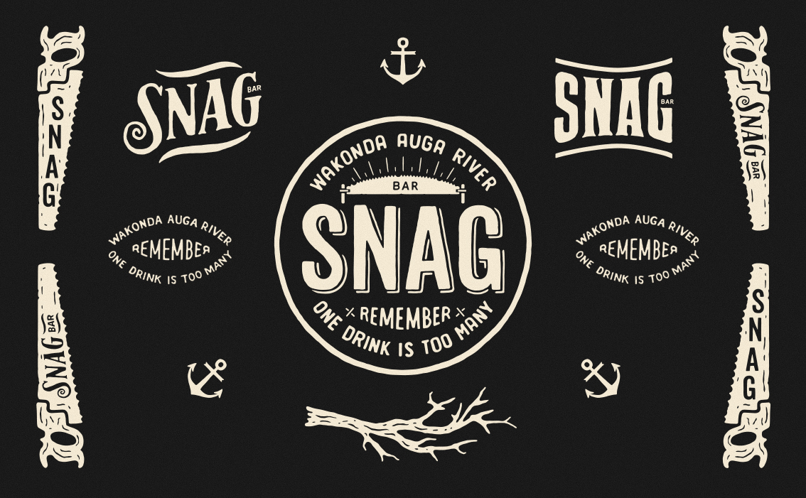 BMD Design, graphiste bordeaux, illustrations pour Snag, Branding