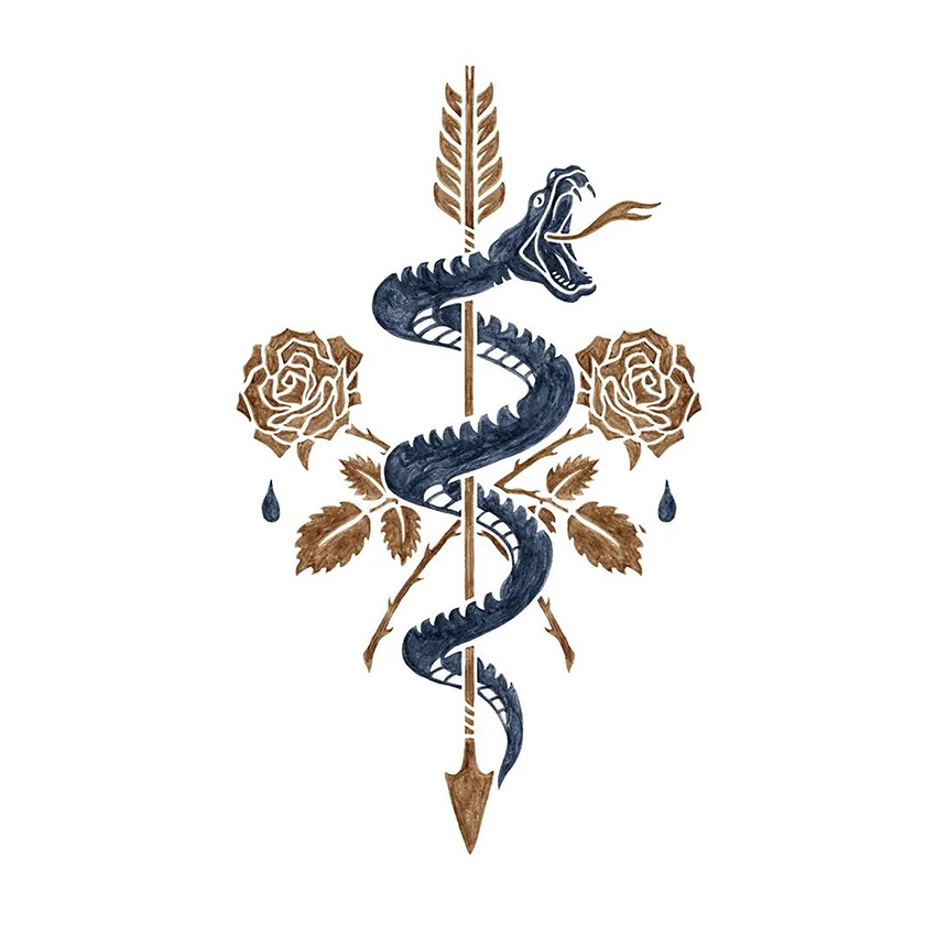 Bmd Design Snake Biker Logo Hand Cafted — Portfolio Artisanal BMD Design