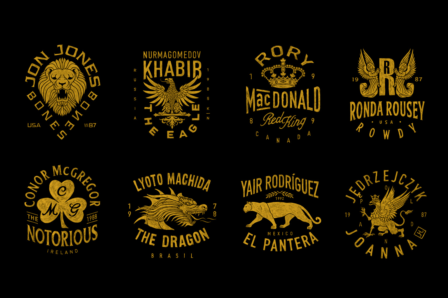 Reebok vintage logo 2 — hand-painted brush illustration by BMD Design, artisanal apparel graphic