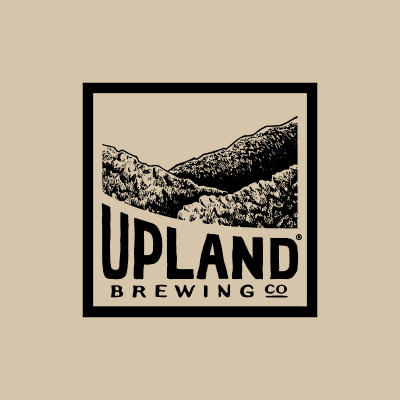 Vintage hand-drawn label illustration and craft brewing branding for Upland Brewing x BMD Design.